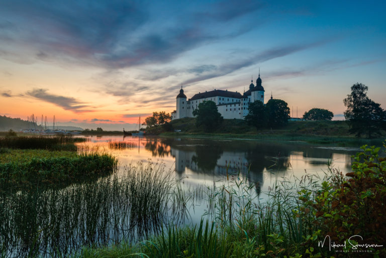 Läckö Slott vid gryningen