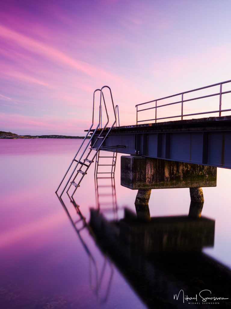 Badbrygga vid Sillvik, Hisingen.