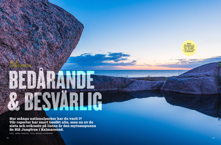 Blå Jungfrun - Bedårande och besvärlig