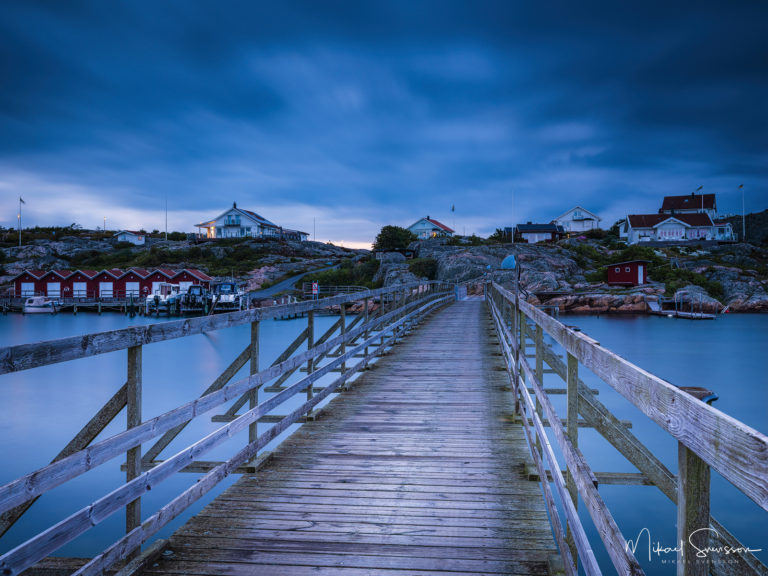 Bro mellan Långholmen och Nötö, Hisingen.