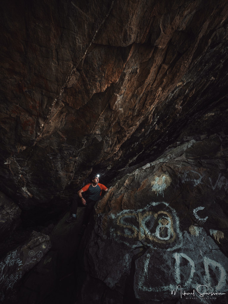 Grotta vid Brunnsbo, Hisingen.