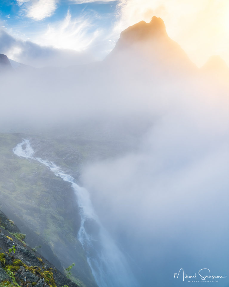 Stigfossen, Trollstigen, Møre og Romsdal, Norge