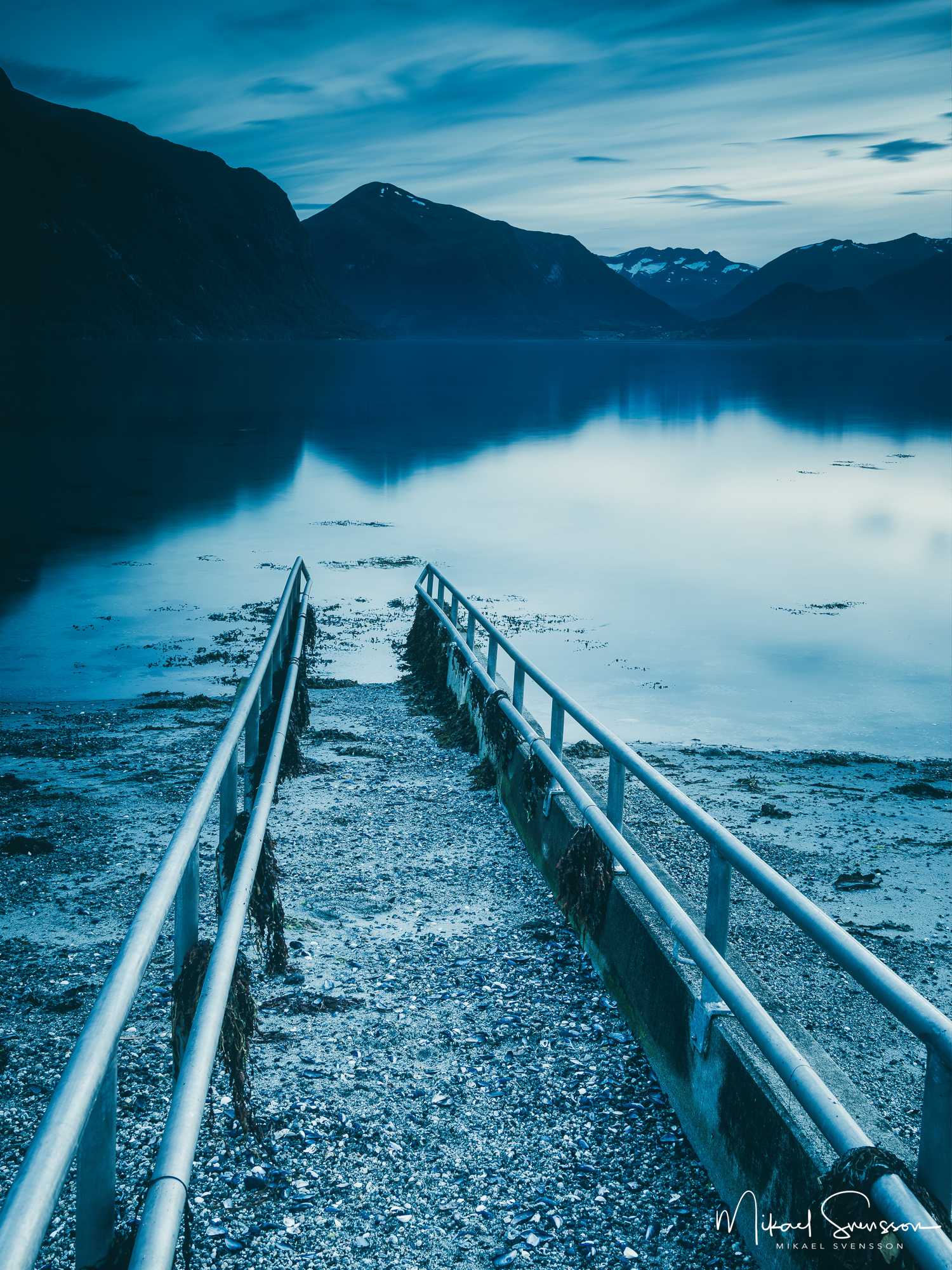 Romsdalsfjorden, Åndalsnes, Møre og Romsdal, Norge.
