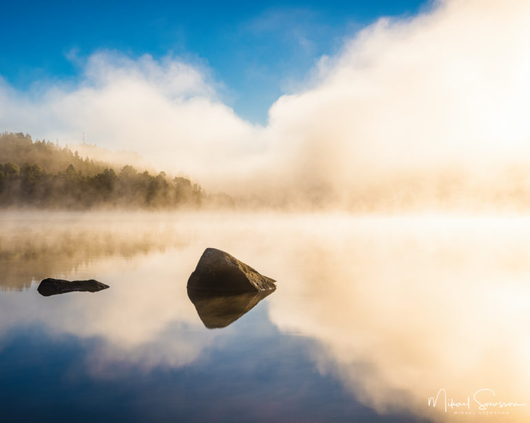 Dimma vid Västra Ingsjön, Mölndal.