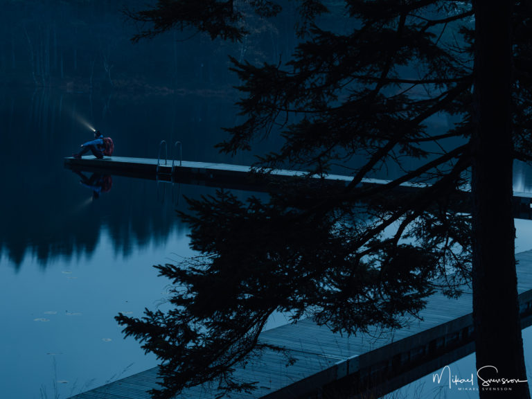 Brygga vid Horsika, Mölndal.
