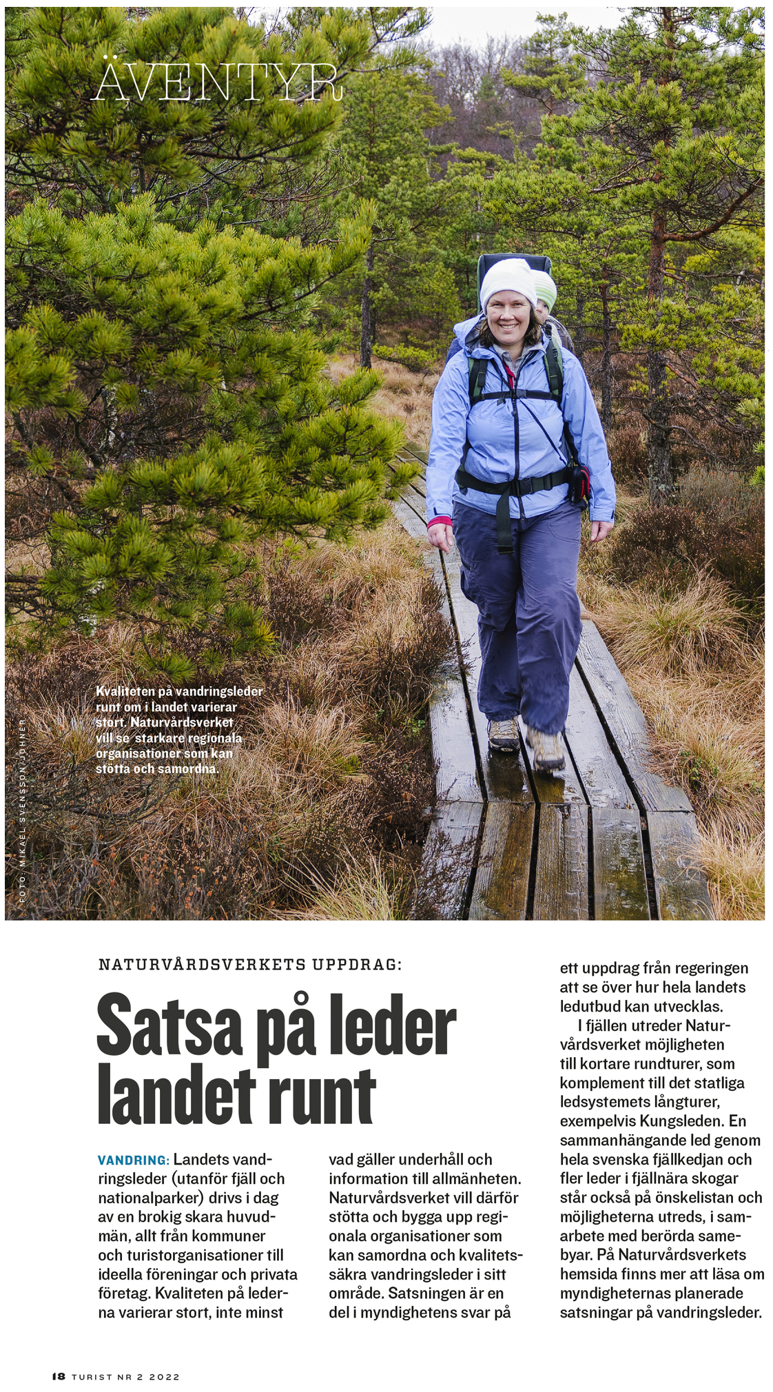 Bild i senaste numret av Turist 4/2022.