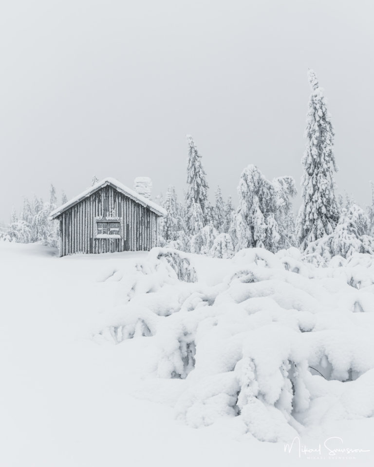 Stuga i Lofsdalsfjällen, Härjedalen.