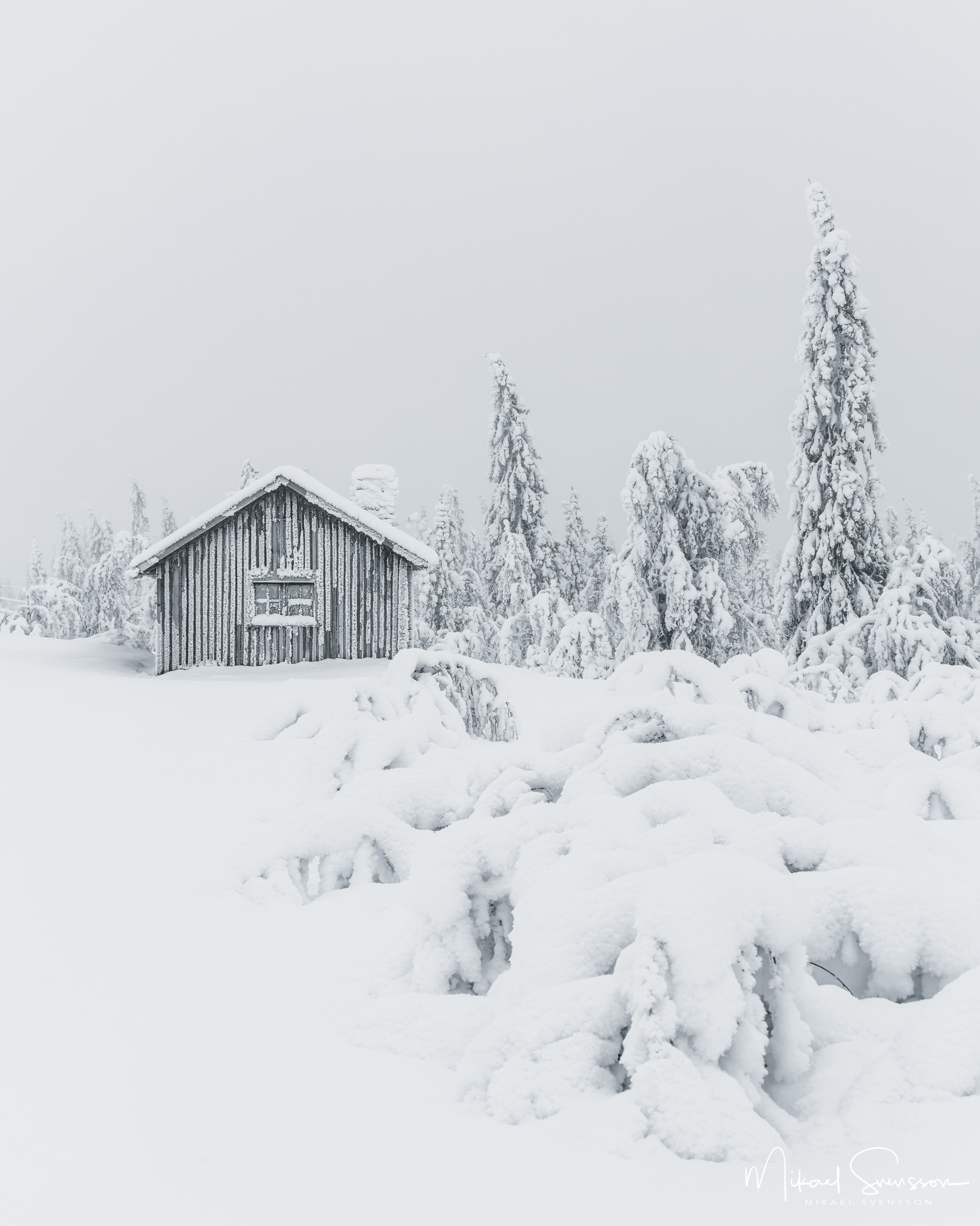 Stuga i Lofsdalsfjällen, Härjedalen.