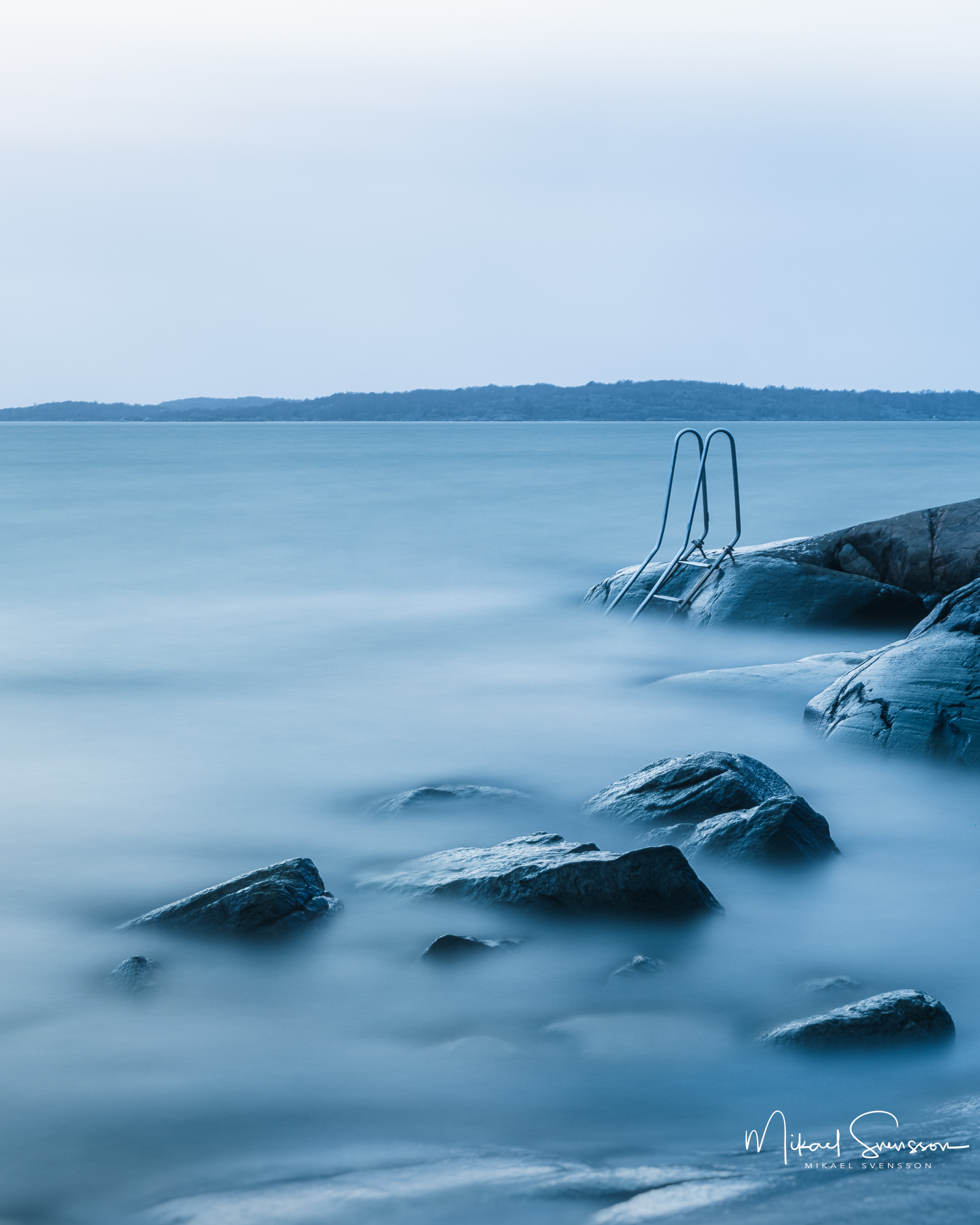 Badtrappa vid Fiskebäck, Göteborg.