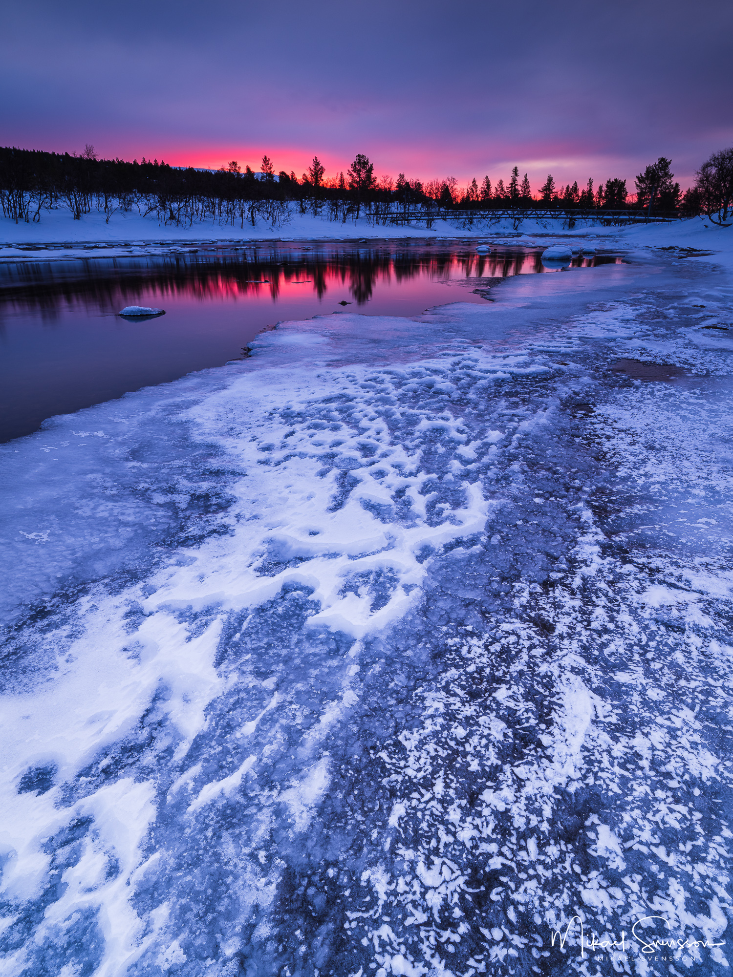 Soluppgång vid Grövlan.