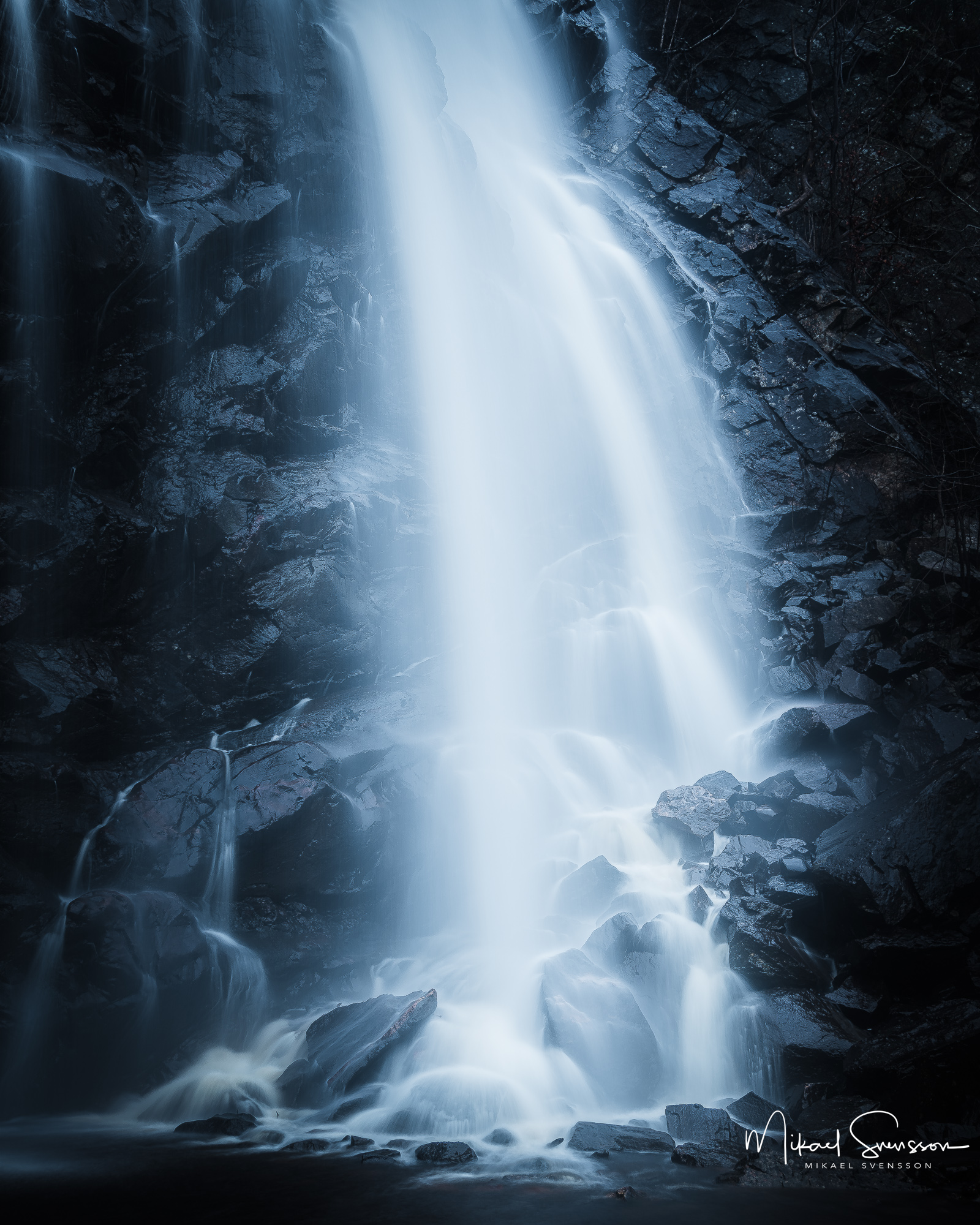 Lysegårdens vattenfall, Kungälvs kommun.