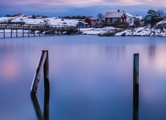 Långholmen sett från Nötö, Hisingen.
