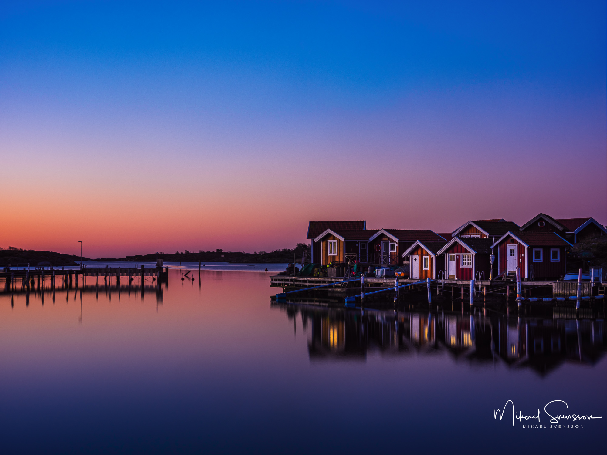 Soluppgång vid Önnered, Göteborg.