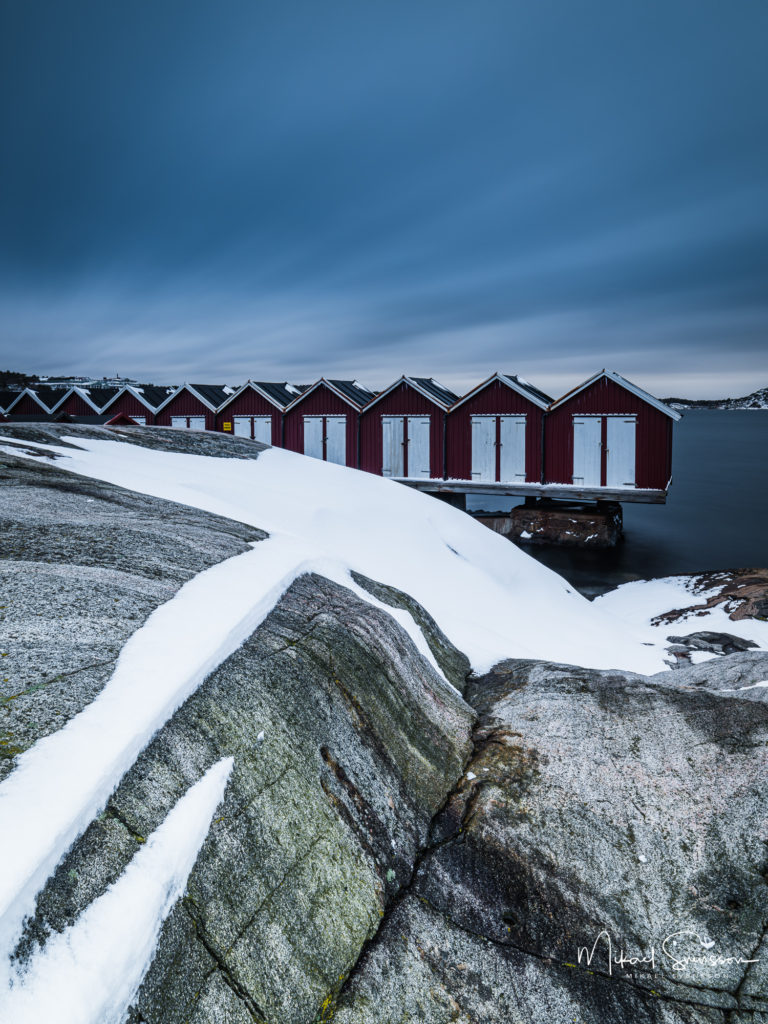 Sjöbodar vid Budskär, Särö.