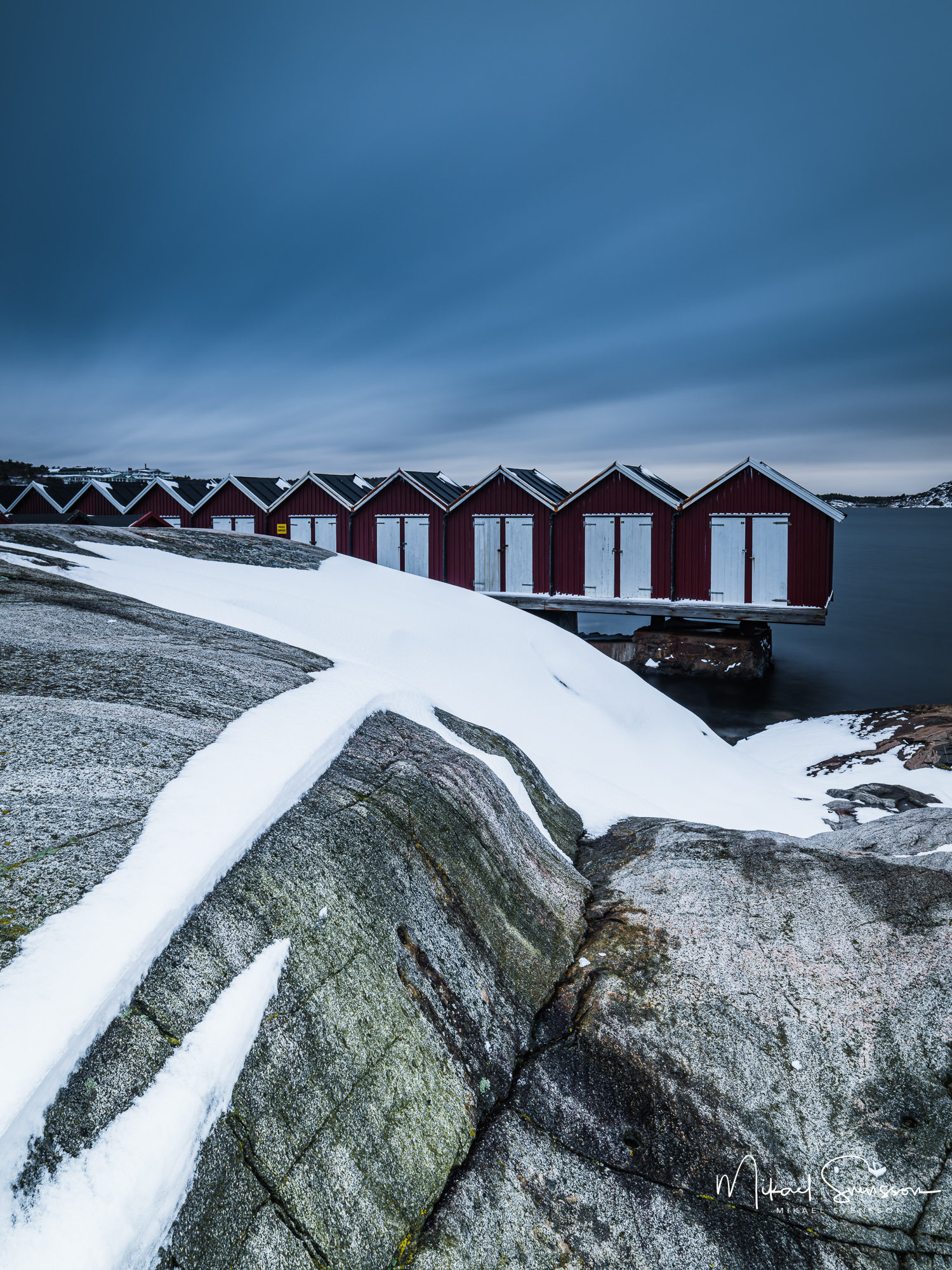 Sjöbodar vid Budskär, Särö.