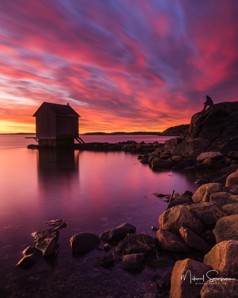 Solnedgång vid Brottkärr, Göteborg