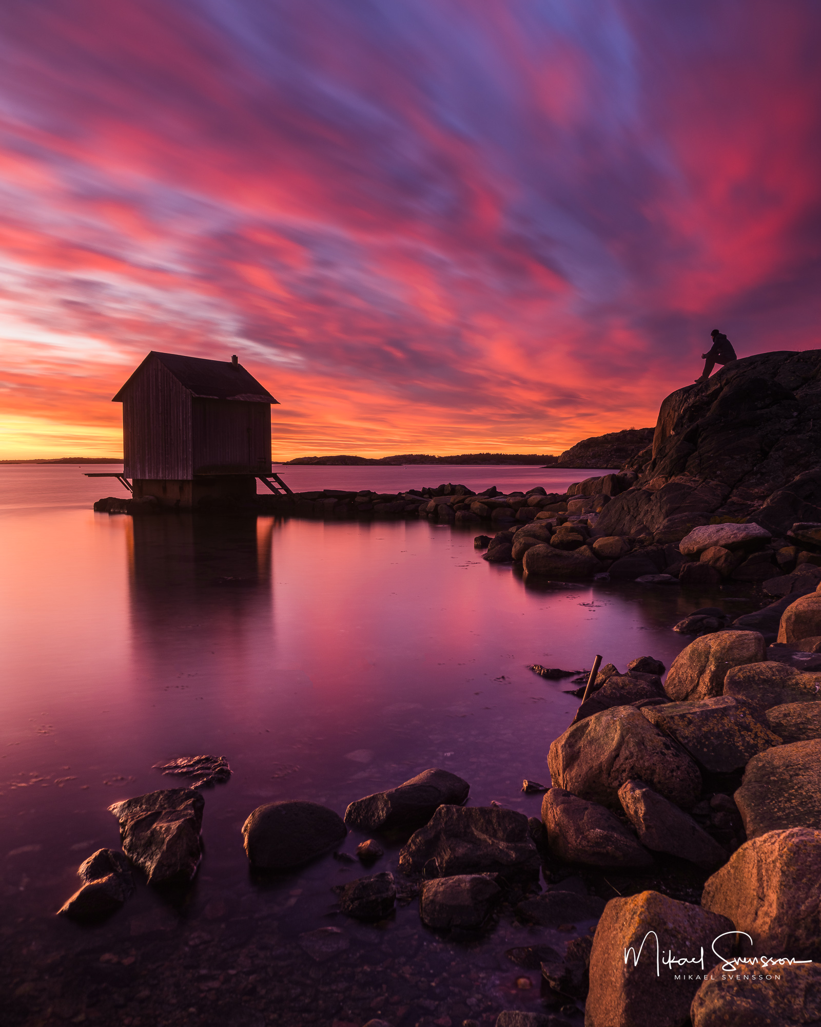 Solnedgång vid Brottkärr, Göteborg