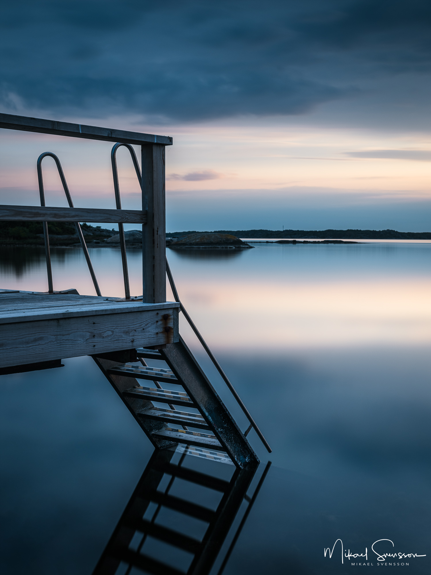 Badstege vid Lilleby hamn, Torslanda.