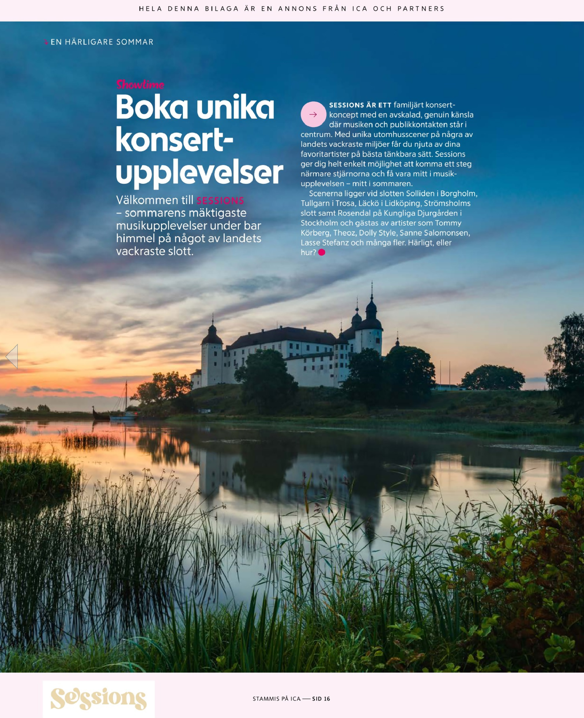 Läckö Slott i Stammis ICA - maj 2023.