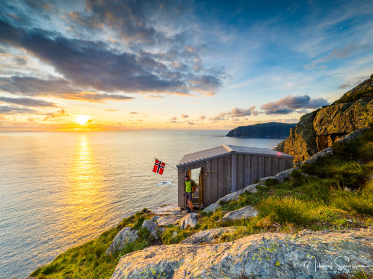 Utsikt från Dosabu stormjakthytte, Vestland fylke, Norge