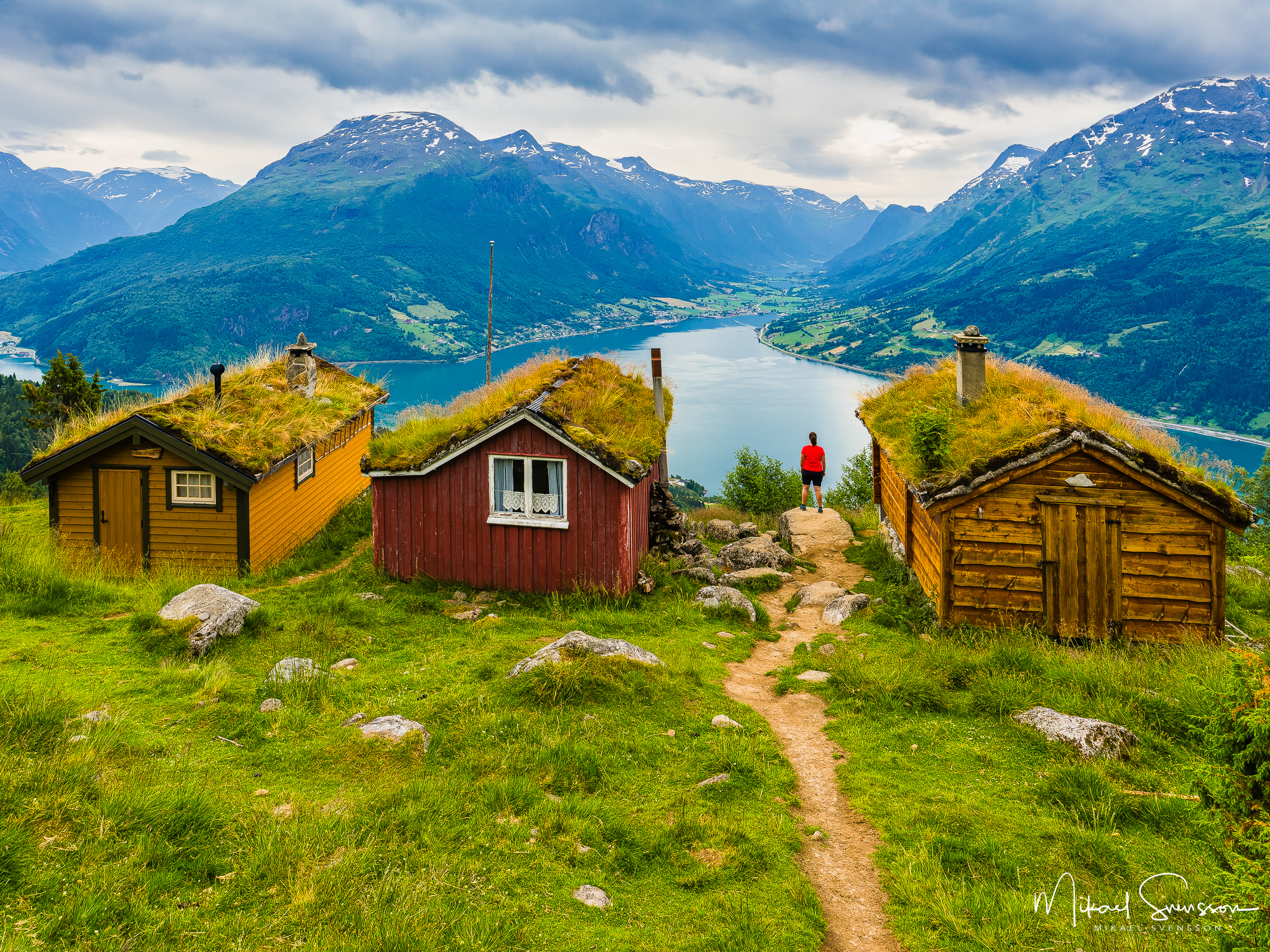 Utsikt från Rakssetra, Vestland fylke, Norge