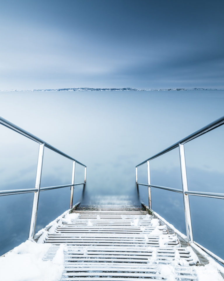 Badtrappa vid Fiskebäck, Göteborg.