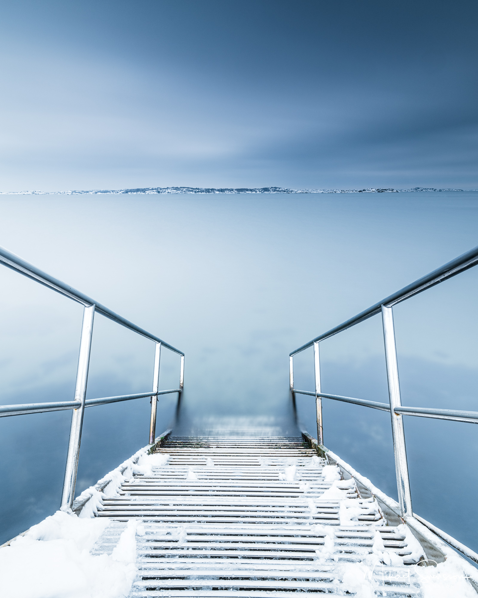 Badtrappa vid Fiskebäck, Göteborg.