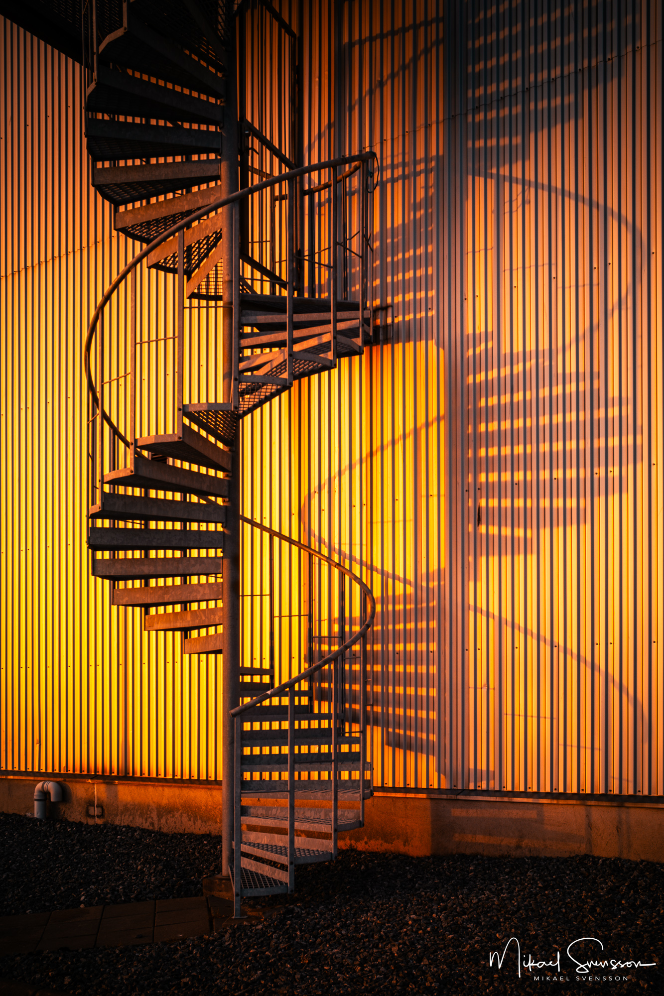 Spiraltrappa i Arendal, Göteborg.