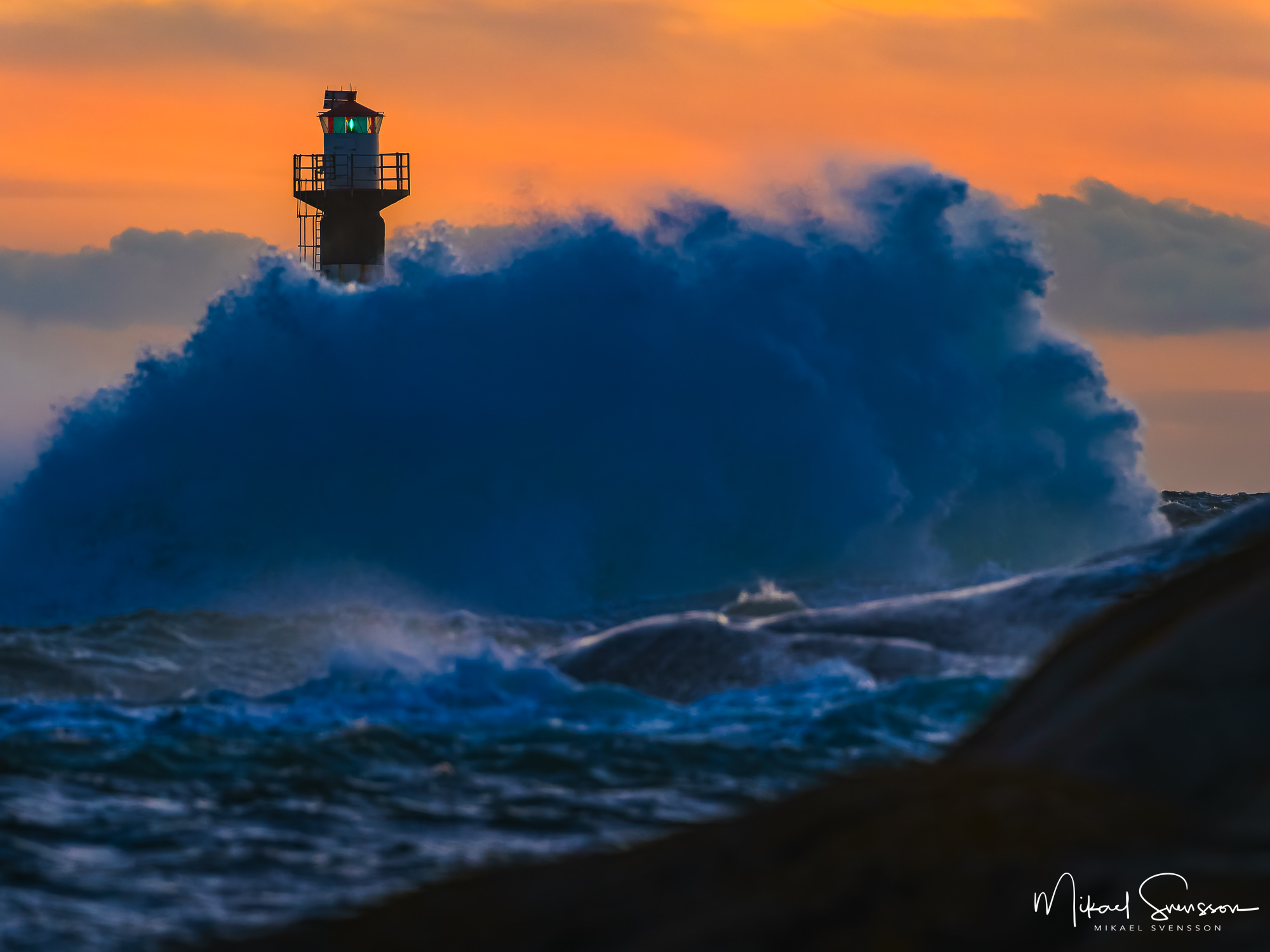 Väcker fyr vid Tjurpannan, Tanums kommun.