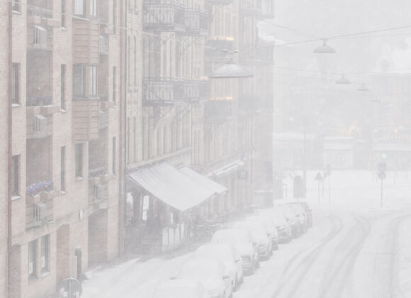 Vinter vid Prinsgatan, Göteborg.