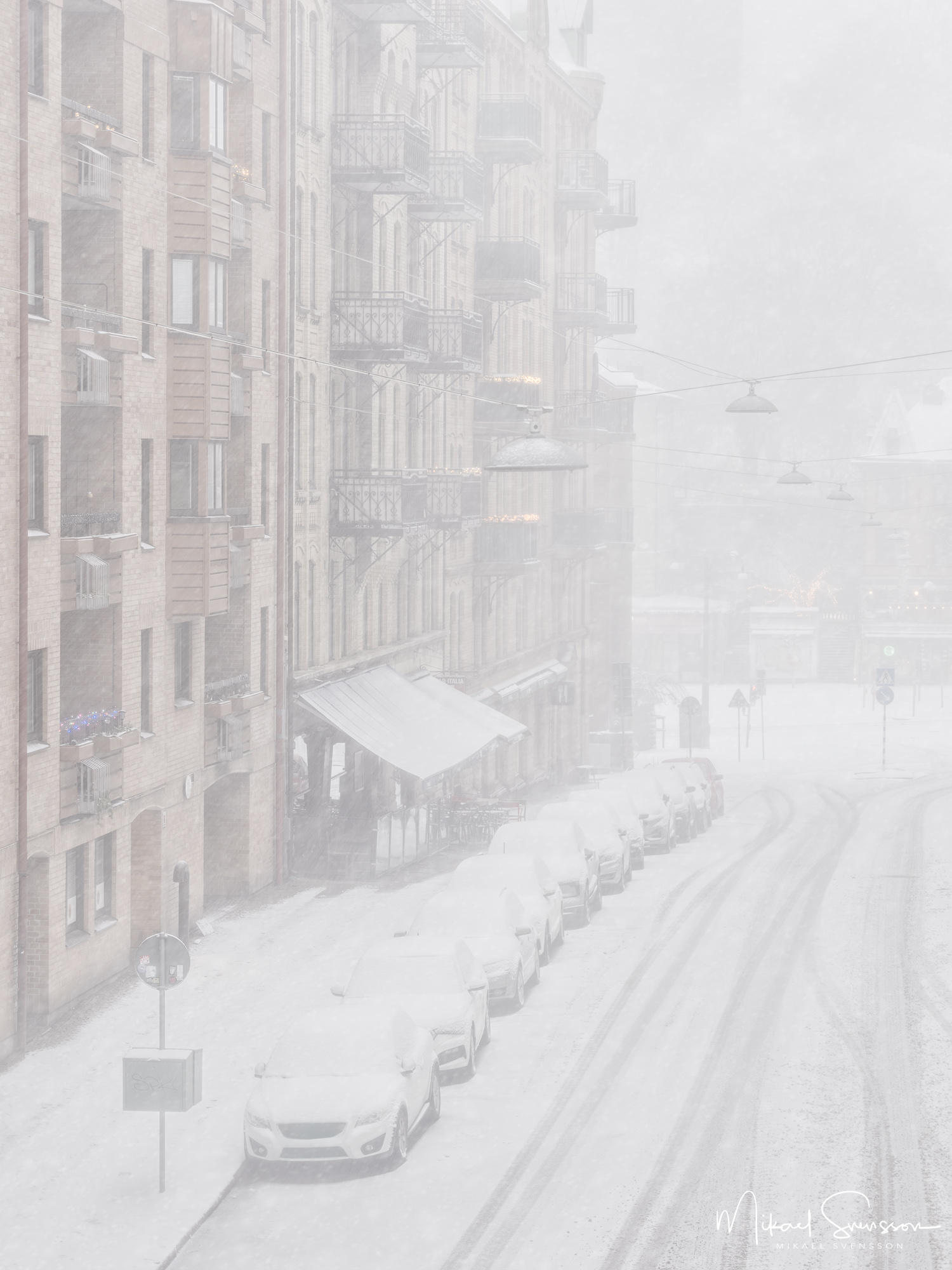 Vinter vid Prinsgatan, Göteborg.