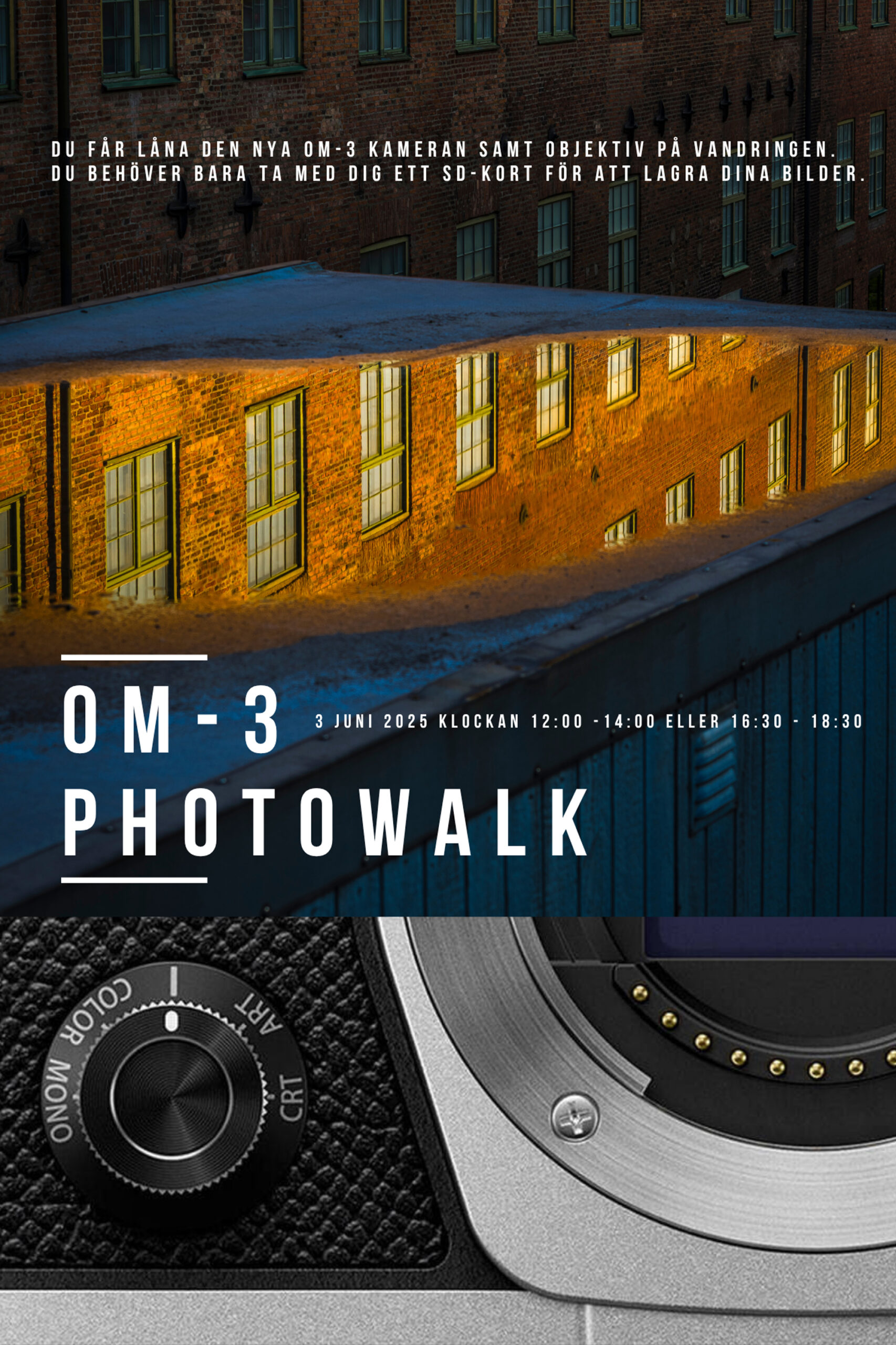 OM-3 Photowalk i Mölndals Kvarnby.