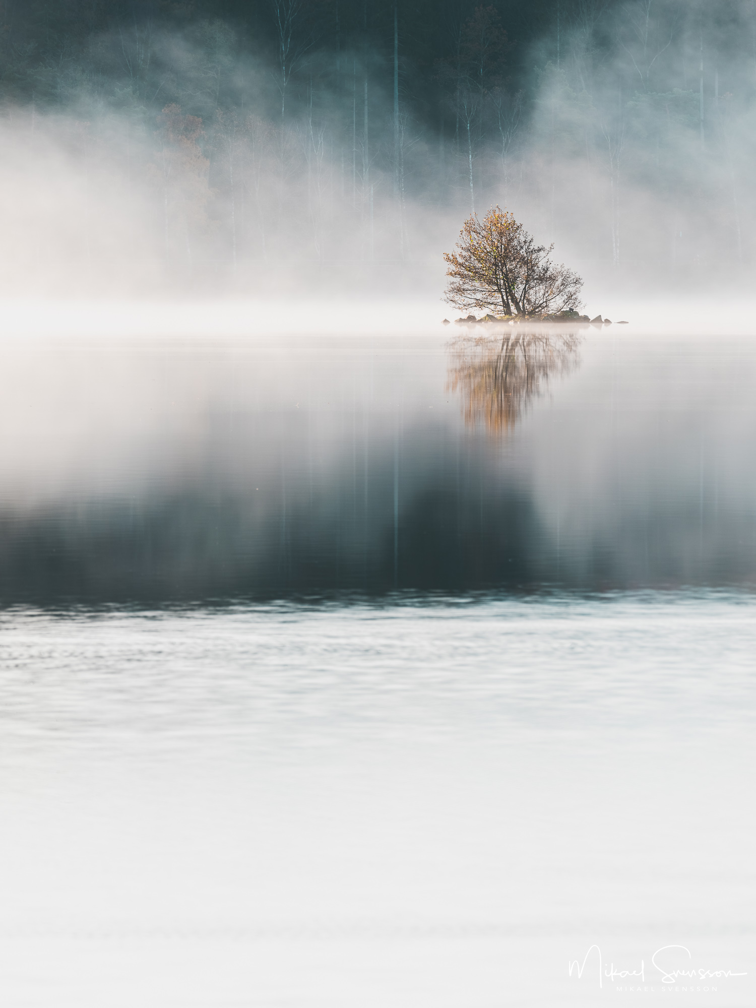 Dimma vid Landvettersjön, Gröen.