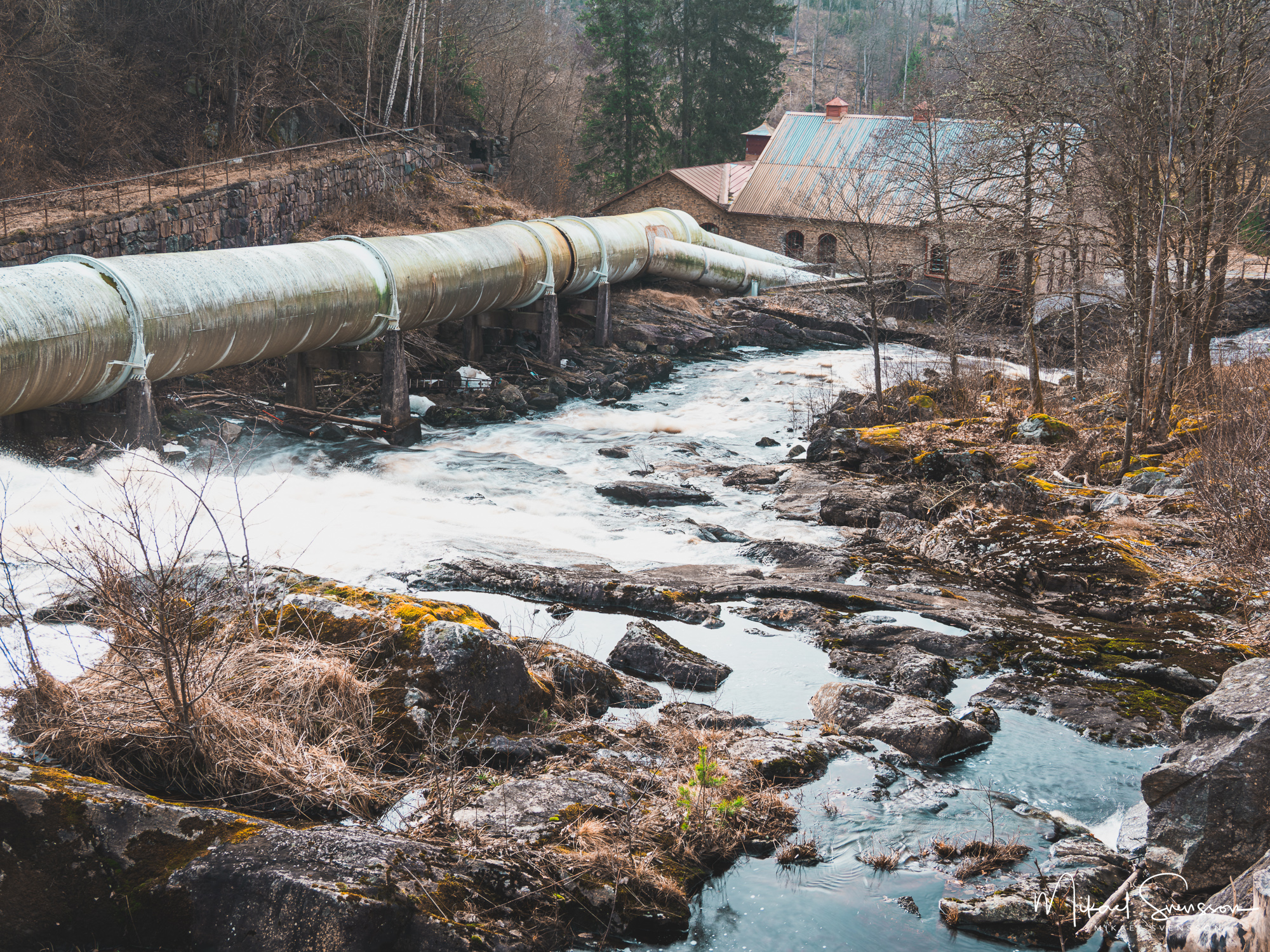 Fritsla kraftverk, Marks kommun.