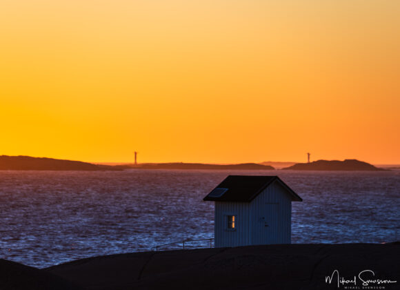 Fyrhuset vid Stångehuvuds naturreservat, Lysekils kommun.