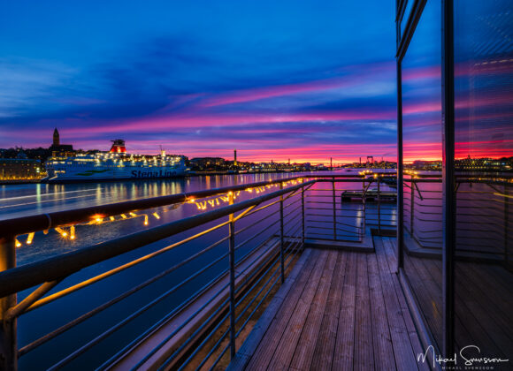 Solnedgång i Göteborg