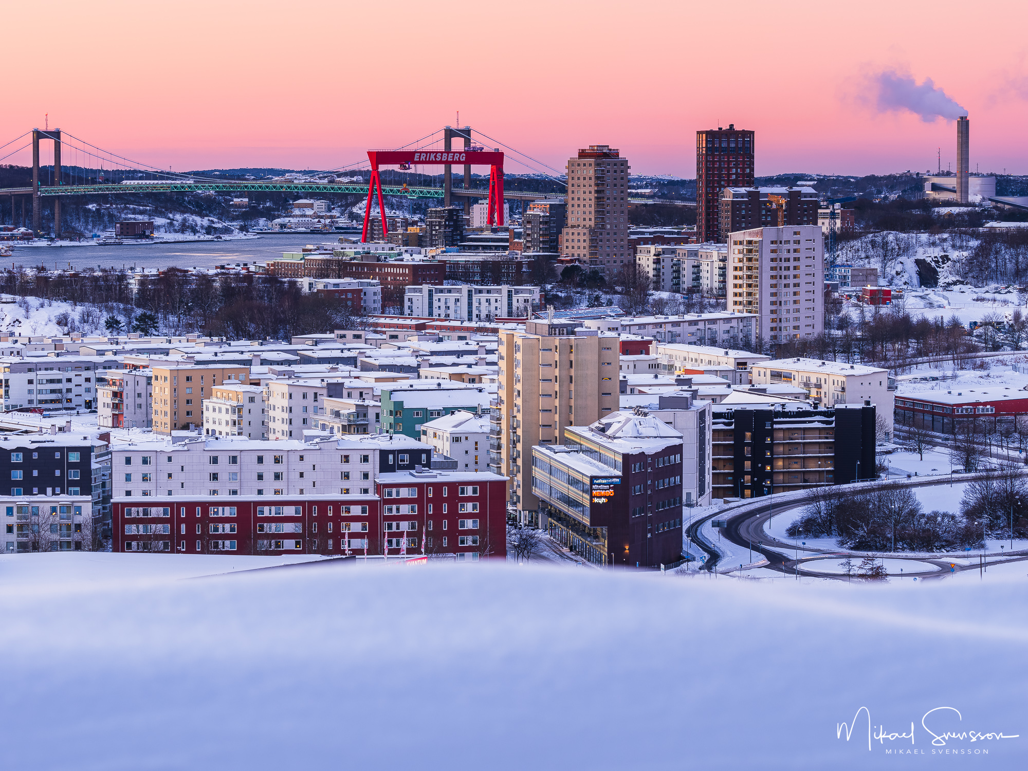 Utsikt från Ramberget, Hisingen