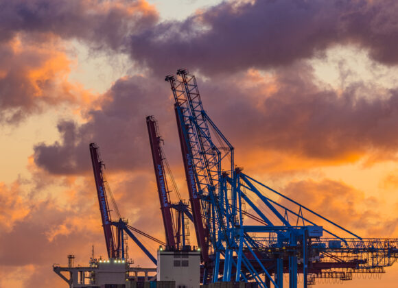 MSC ADYA containerfartyg i Skandiahamnen, Göteborg
