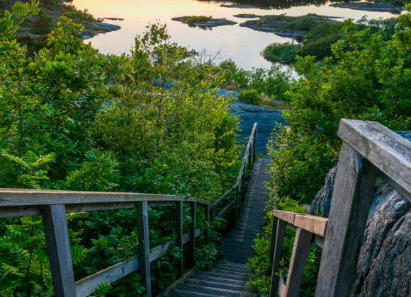 Solnedgång på Koön vid Marstrand Solnedgång på Koön vid Marstrand